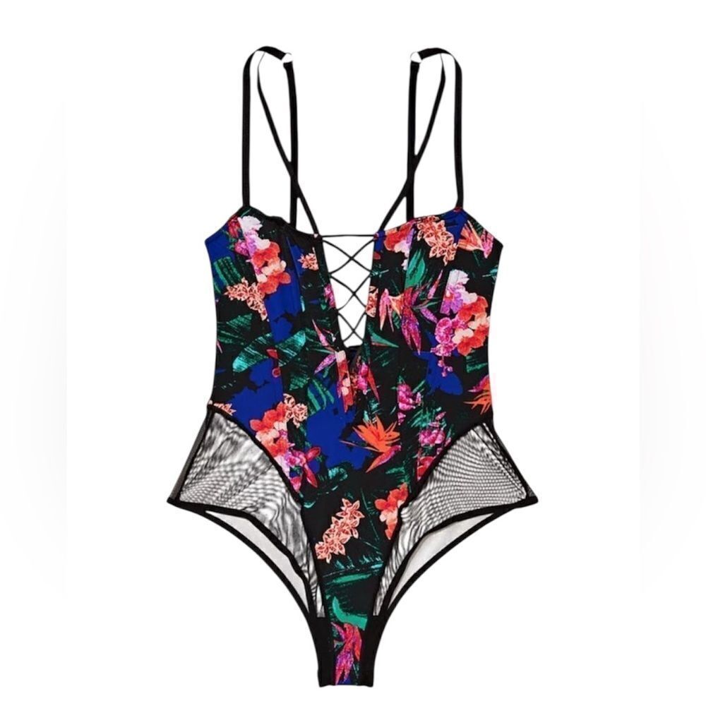 VICTORIA’S SECRET VERY SEXY NWT
LACE-UP CORSET TEDDY